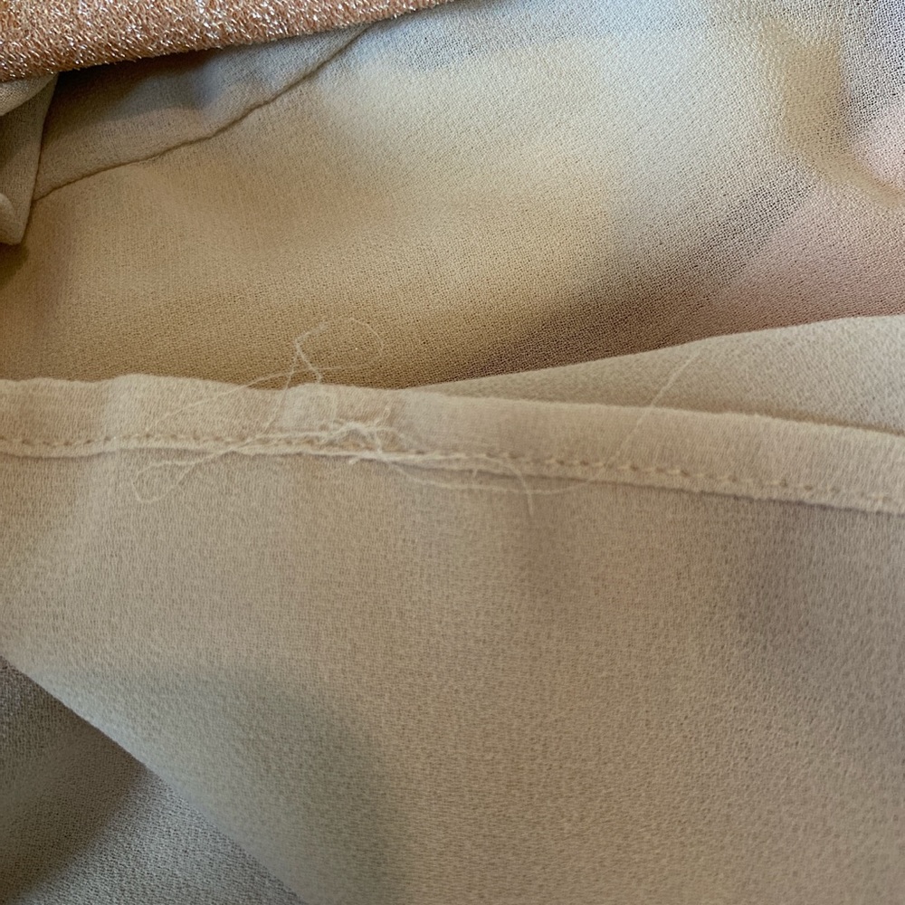 Aura Metallic Sparkle Pastel Mini Wrap Dress - Picture 6 of 8